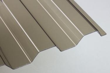 Lichtplatten PVC 70/18 Trapezprofil 1,0 mm bronce 