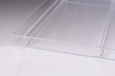 16 mm Acryl-Stegplatten  "Vertica" glasklar 