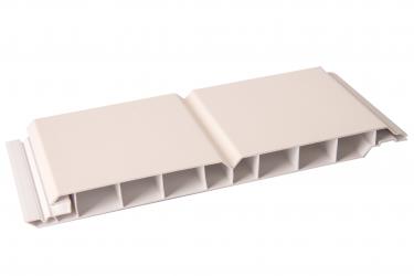 PVC Wand + Decken Paneele Cremeweiß 