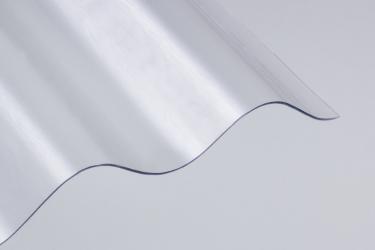 Polycarbonat Welle - Lichtplatten - 76/18 - glashell 