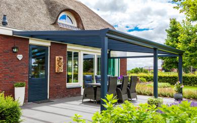 Terrassenüberdachung Alu Bosco Breite 6060 mm x 4000 mm Tiefe 