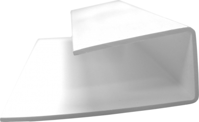 U-Profil für 16 mm Wand + Deckenpaneele weiß 