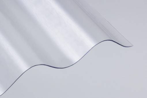 Polycarbonat Welle - Lichtplatten - 76/18 - glashell 