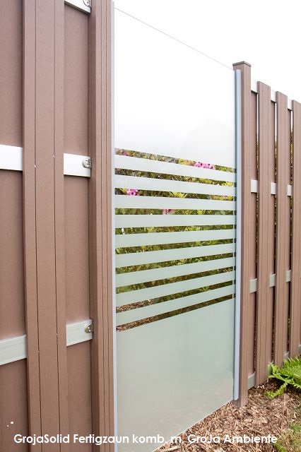 GrojaSolid Quadr. 180 x 180 x 3,7 cm Terra / Lamellenoptik 